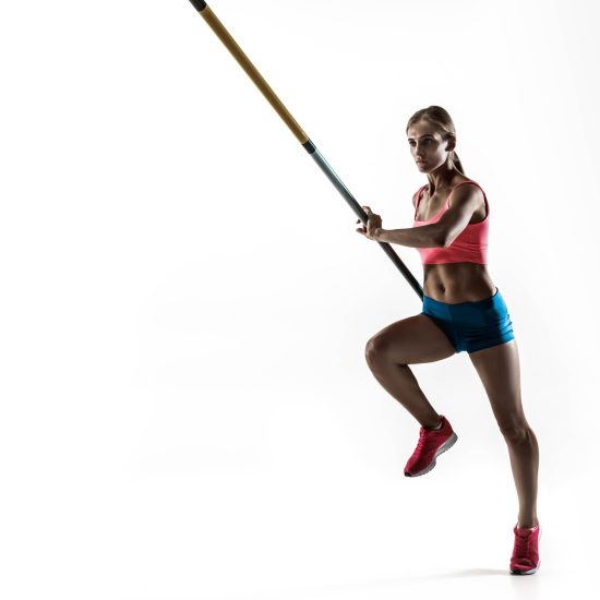 Stabhoch Frau Bild 2